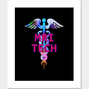 Mri Scan Tech Radiology Technologist Caduceus Medical Posters and Art